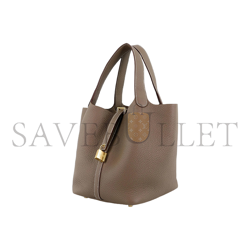 HERMÈS MASTER PICOTIN LOCK 22 TAURILLON CLEMENCE H060991CC18 (22*21*17cm)
